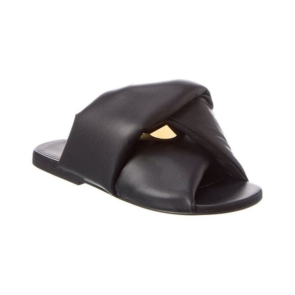 Jw Anderson Chain Twist Sandal Black